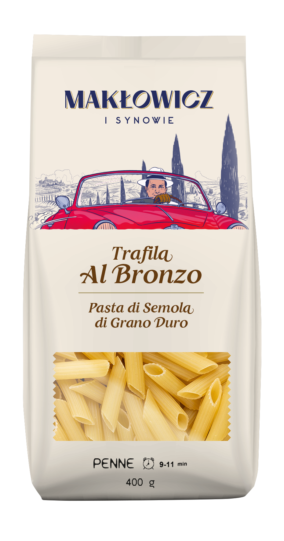 Makaron Penne (z semoliny z pszenicy durum)