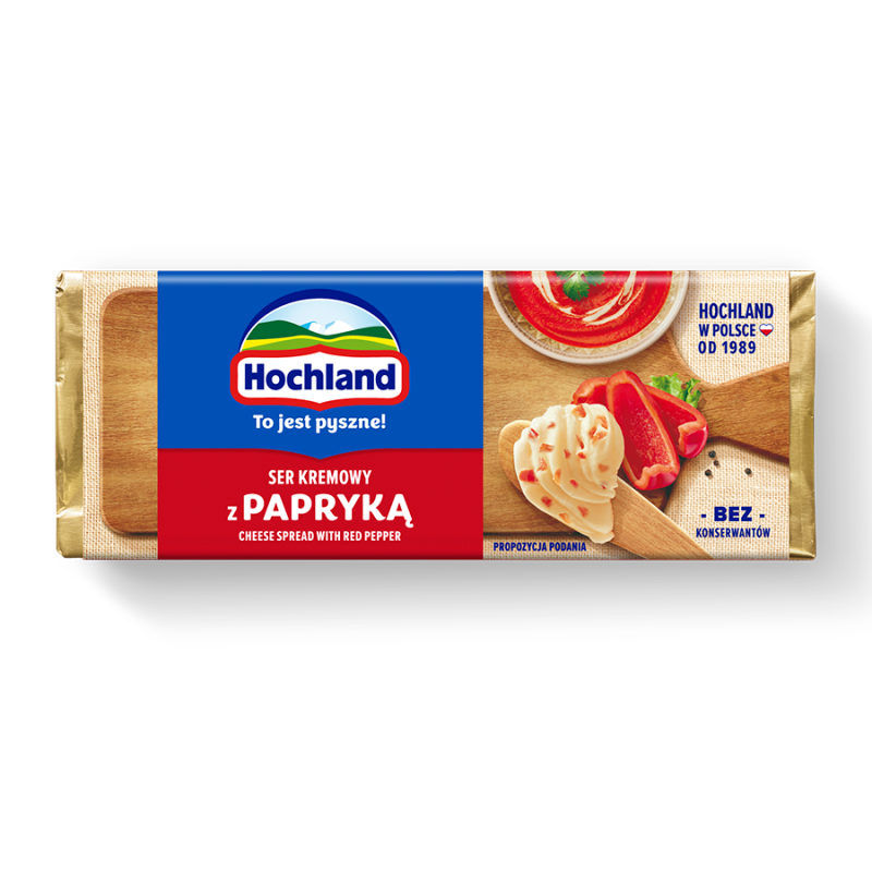 Ser kremowy z papryką (topiony)