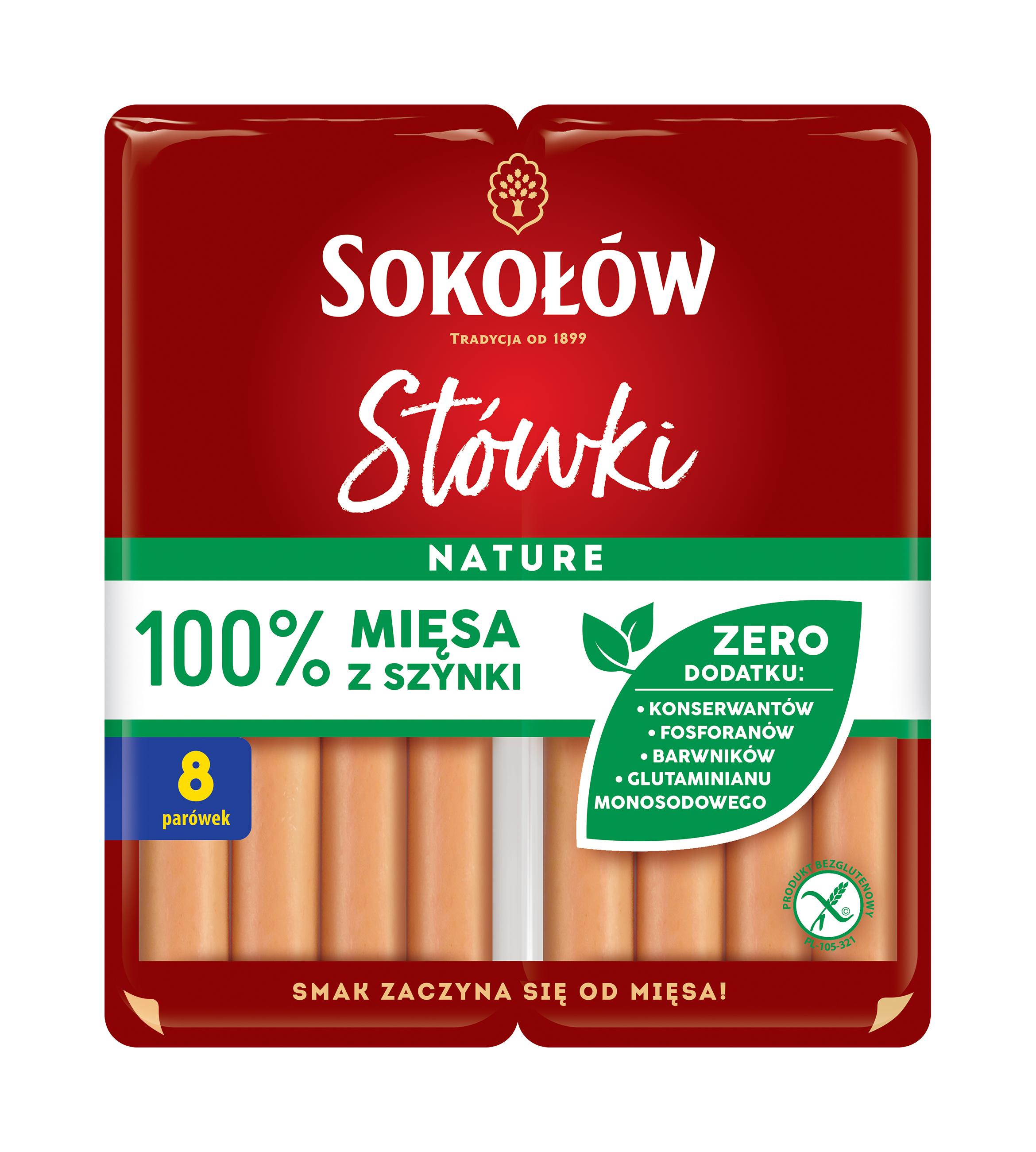 Stówki parówki z szynki duopack 2X80