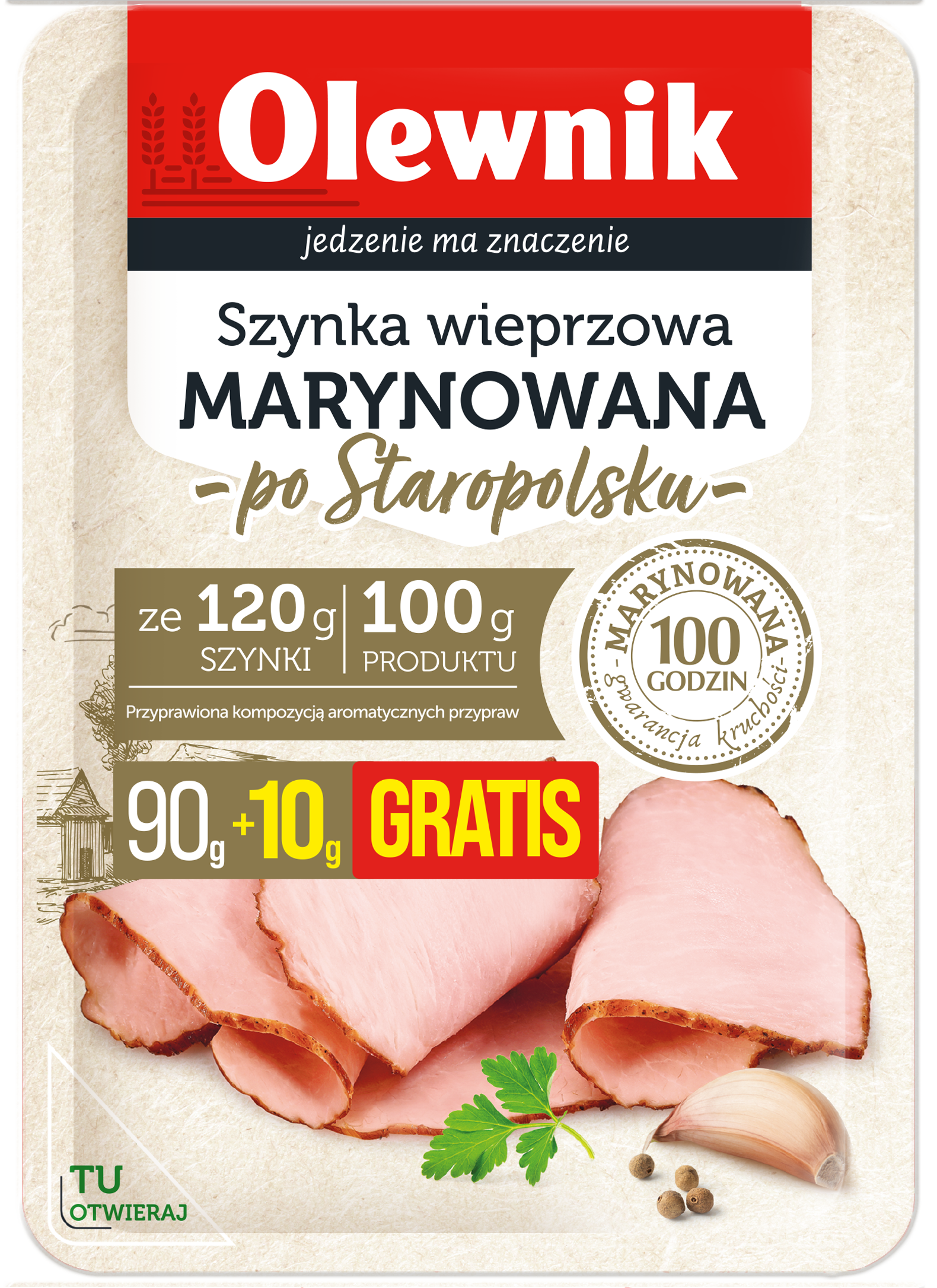 Szynka wieprzowa marynowana po staropolsku