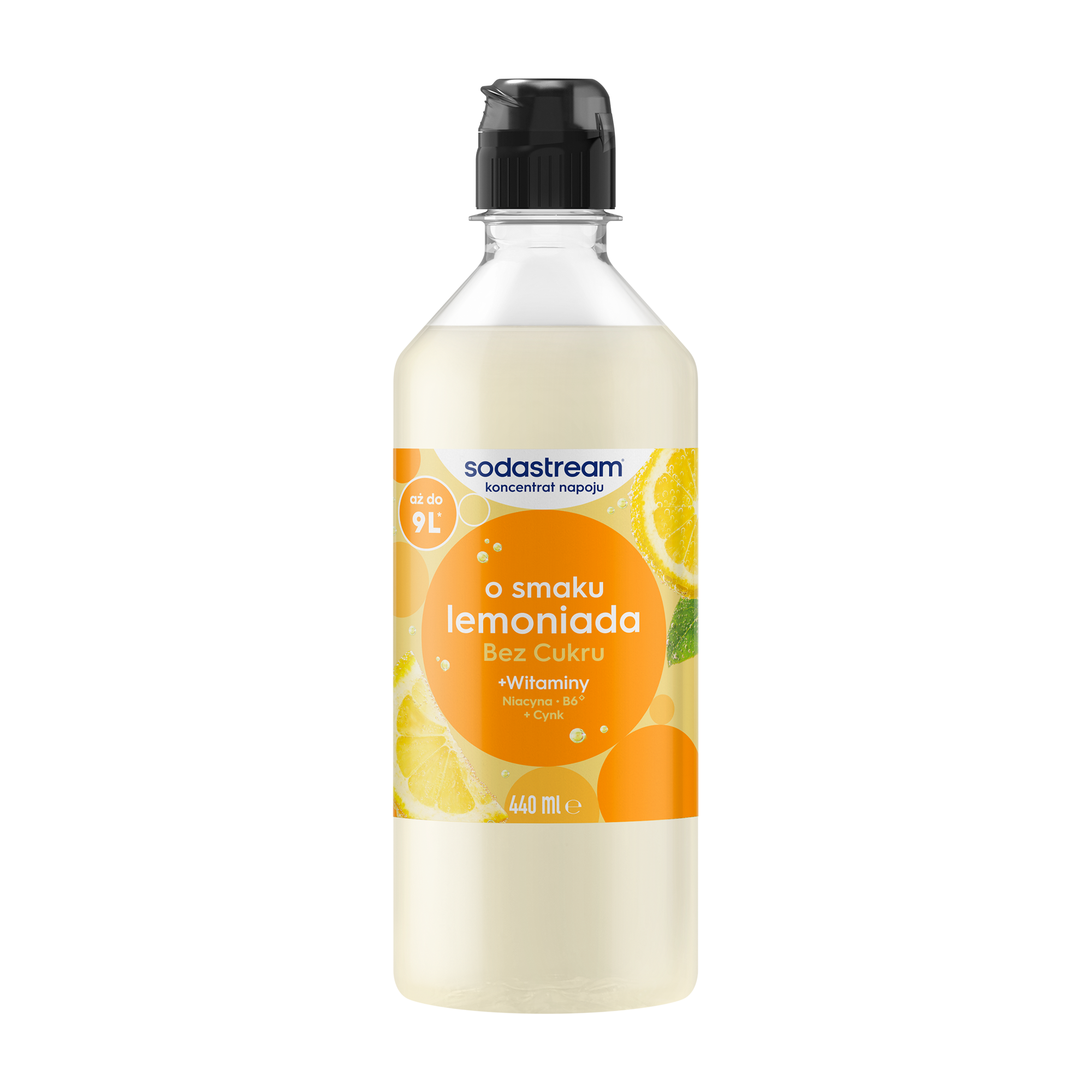 Syrop o smaku lemoniady bez cukru
