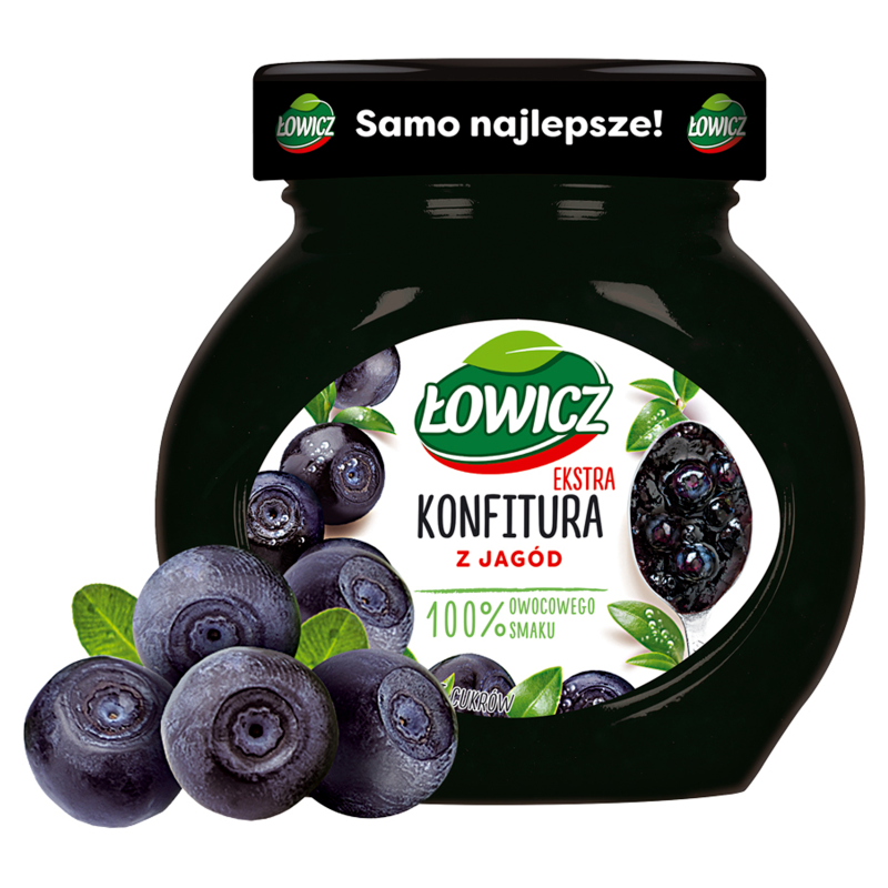 Konfitura extra z jagód niskosłodzona