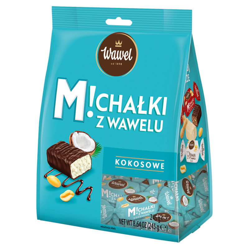 Cukierki w czekoladzie Michałki Kokosowe
