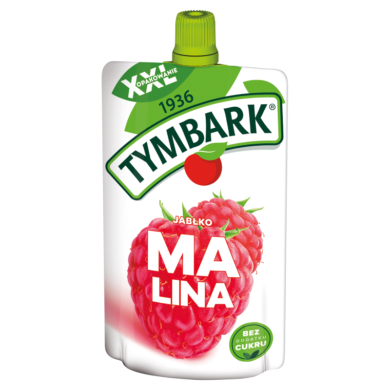Mus malinowo-jabłkowy XXL (bez dodatku cukru)