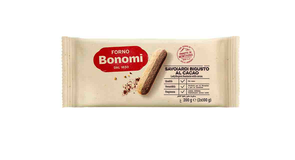 Biszkopty Savoiardi waniliowo-kakaowe
