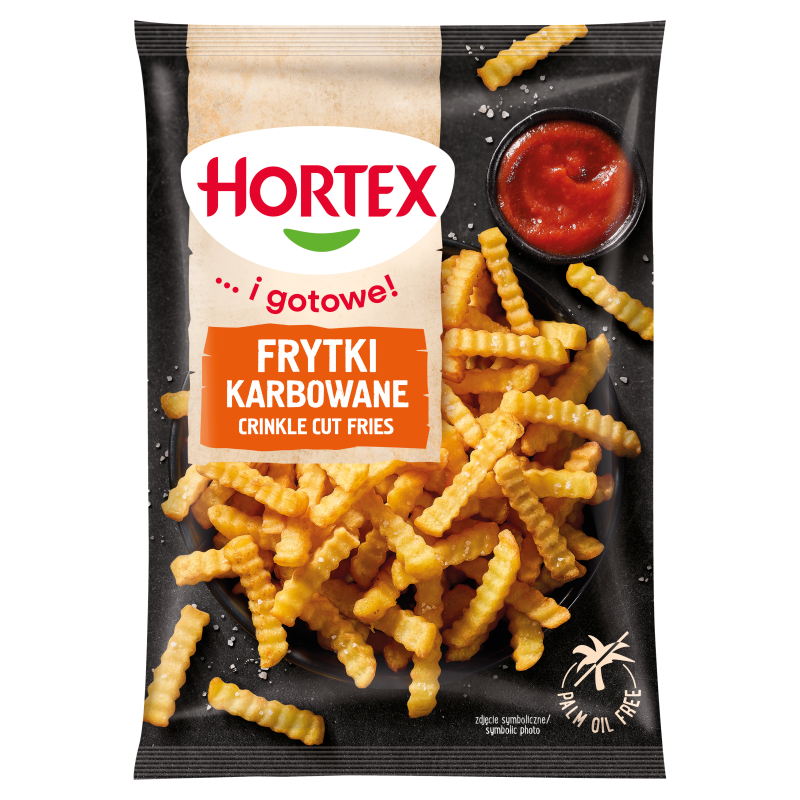 Frytki karbowane