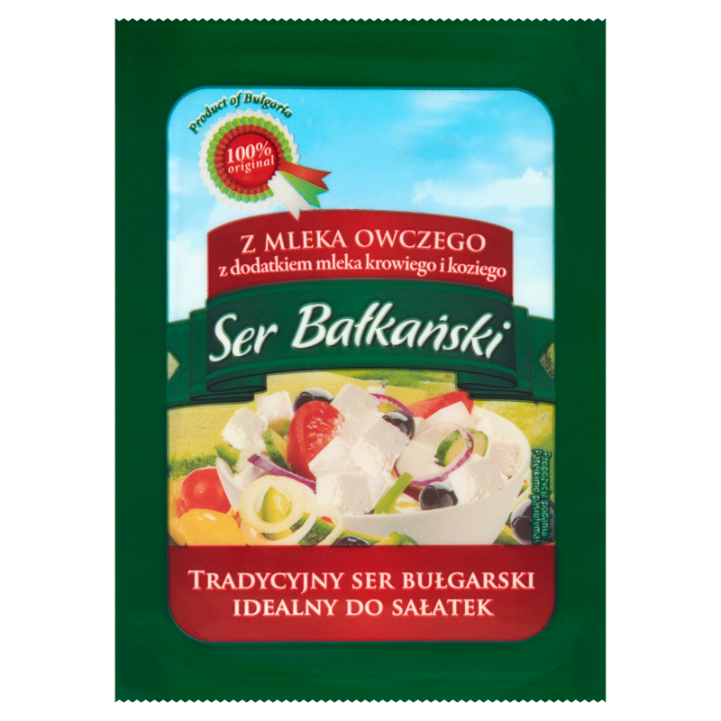 Ser bałkański z mleka owczego, krowiego i koziego (sałatkowy)
