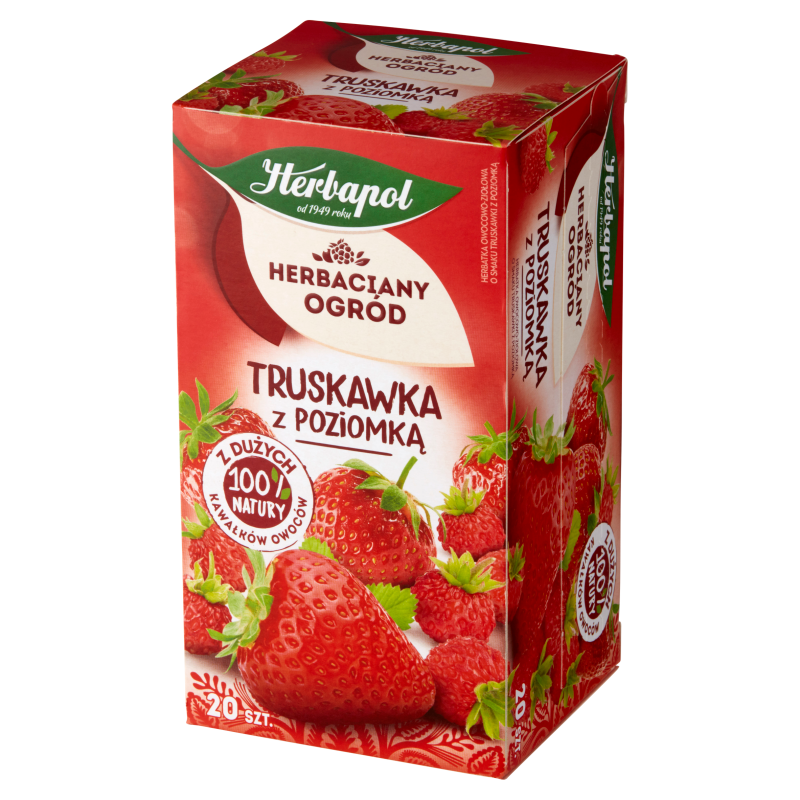 Herbatka owocowo-ziołowa Truskawka z poziomką 20 torebek