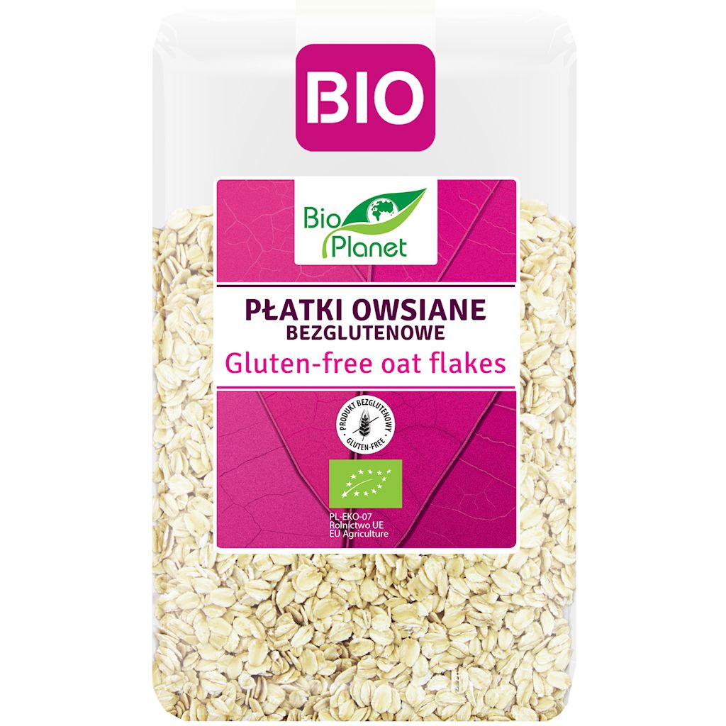 Płatki owsiane bezglutenowe BIO