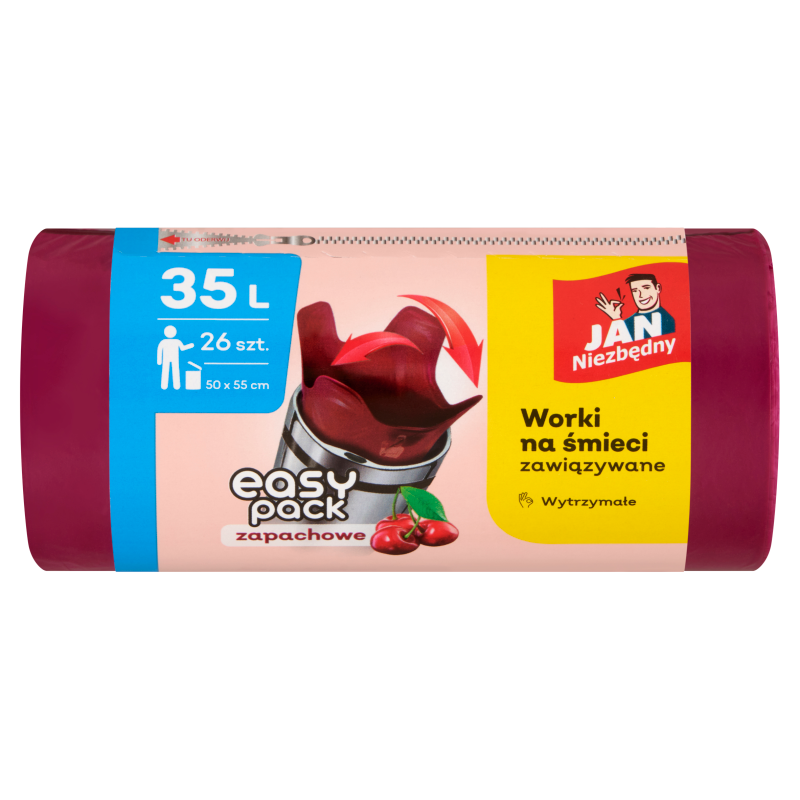 Worki na śmieci Easy-Pack 35l o zapachu wiśniowym 26 szt.