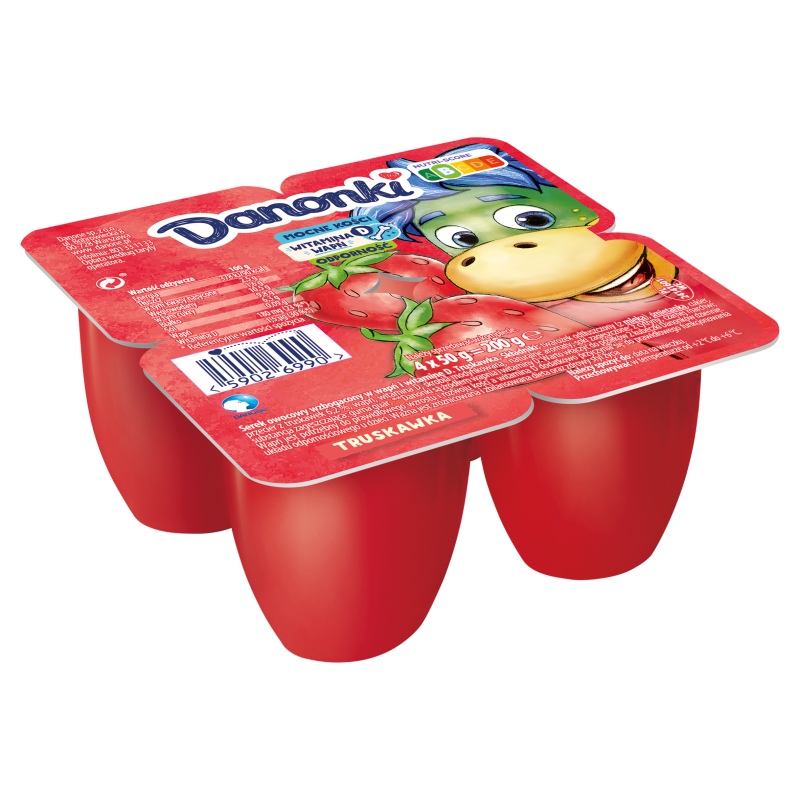 Serek o smaku truskawkowym 4sztx50g