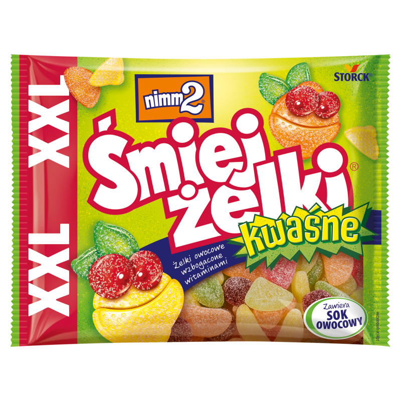 Żelki kwaśne XXL