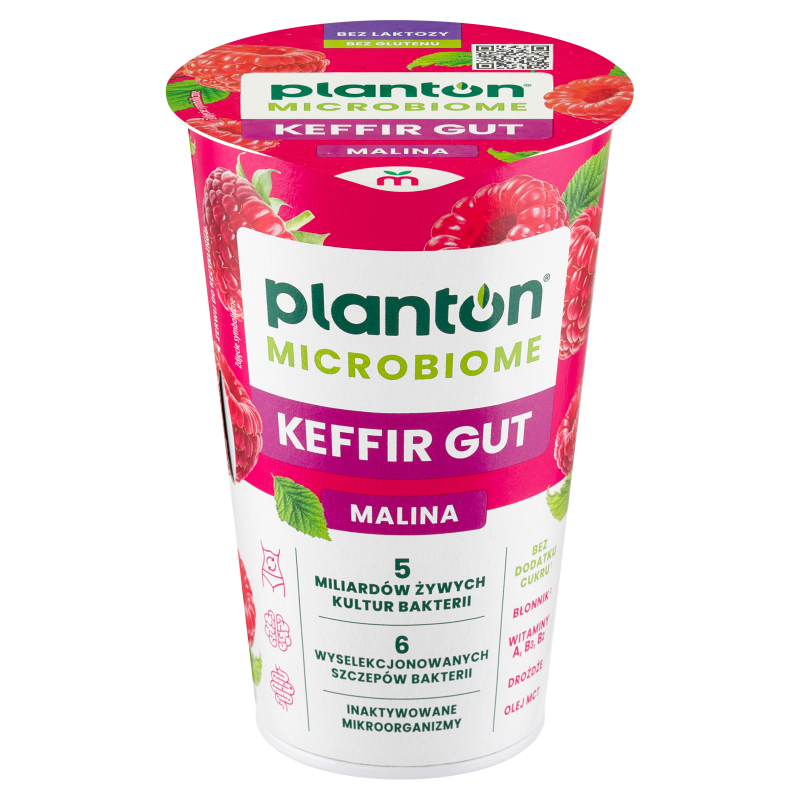 Keffir Gut Malina - Wegański kefir o smaku malinowym