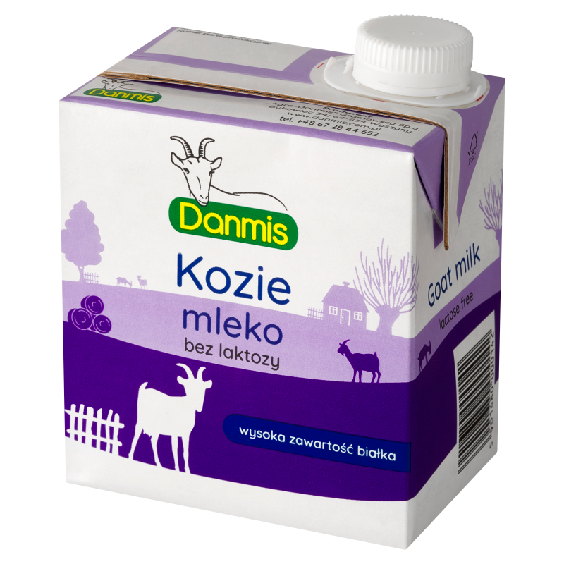 Mleko kozie bez laktozy