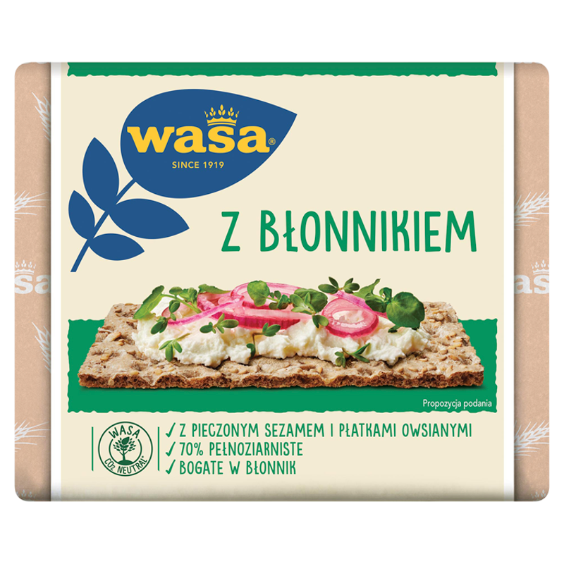 Pieczywo chrupkie z błonnikiem