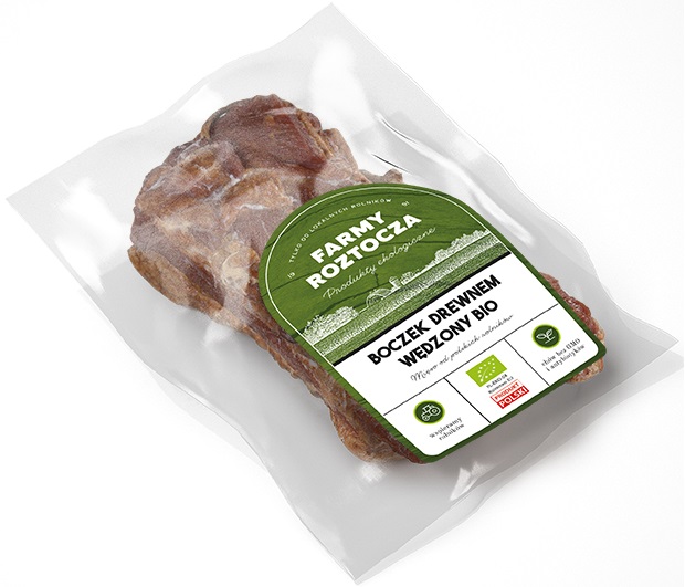 Boczek drewnem wędzony BIO (240g-360g)
