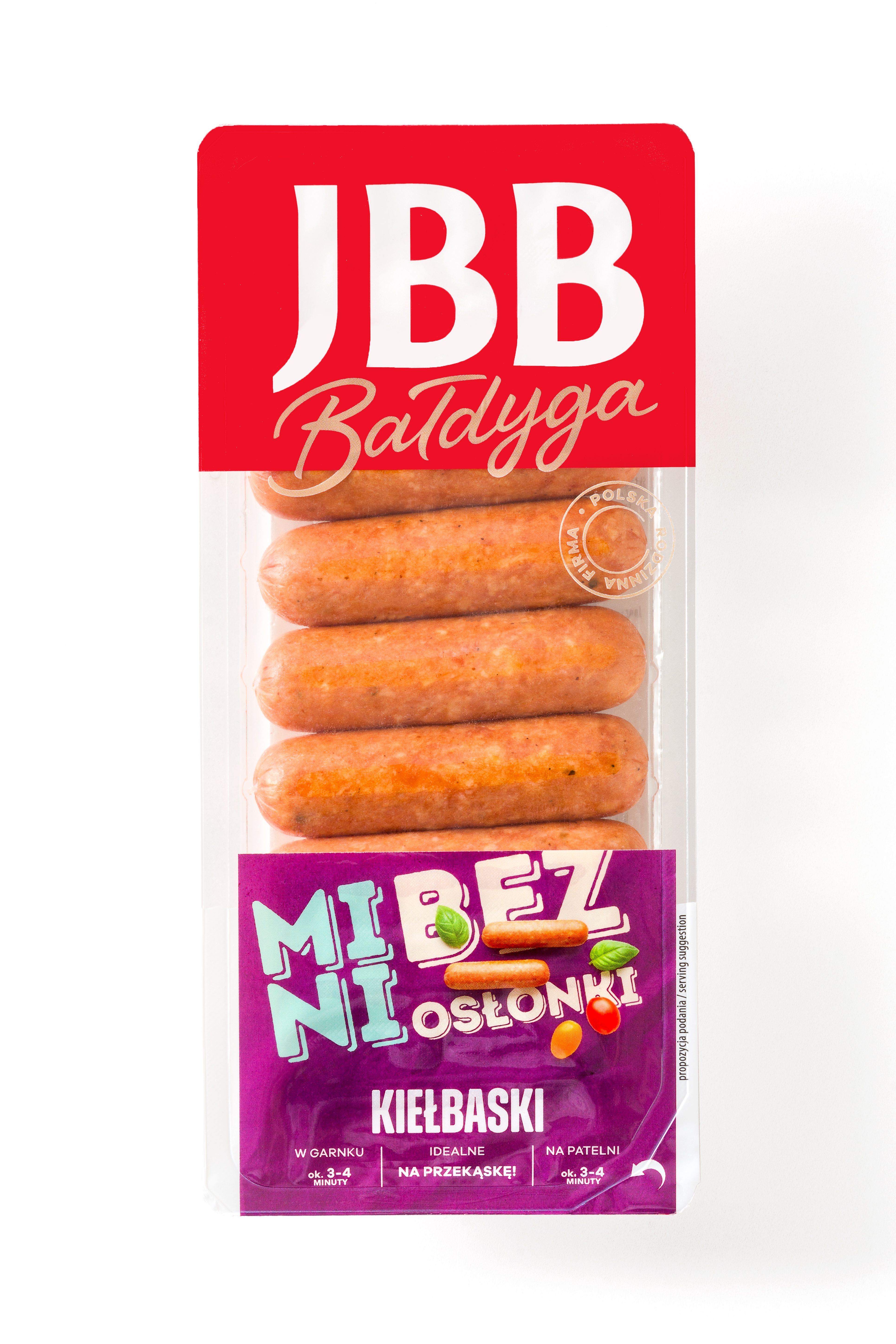 Kiełbaski mini bez osłonki