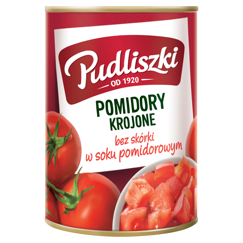 Pomidory krojone bez skórki w soku pomidorowym