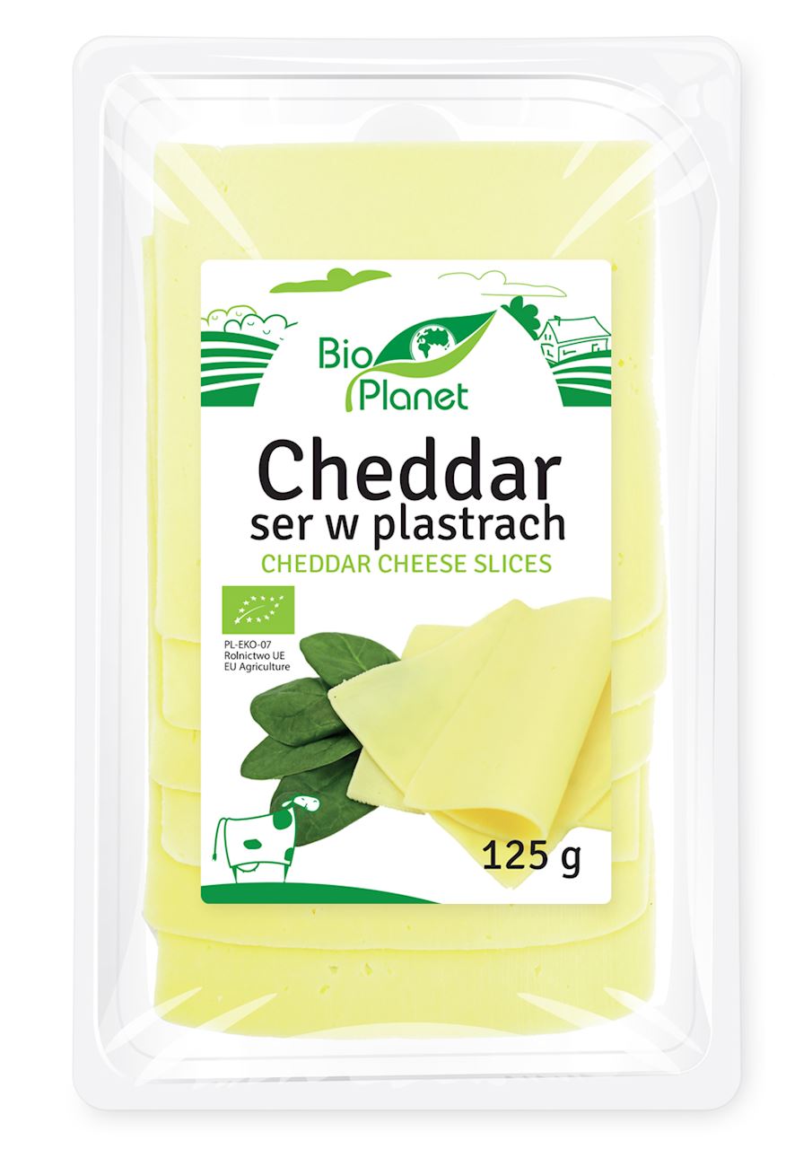 Ser Cheddar (plastry) BIO