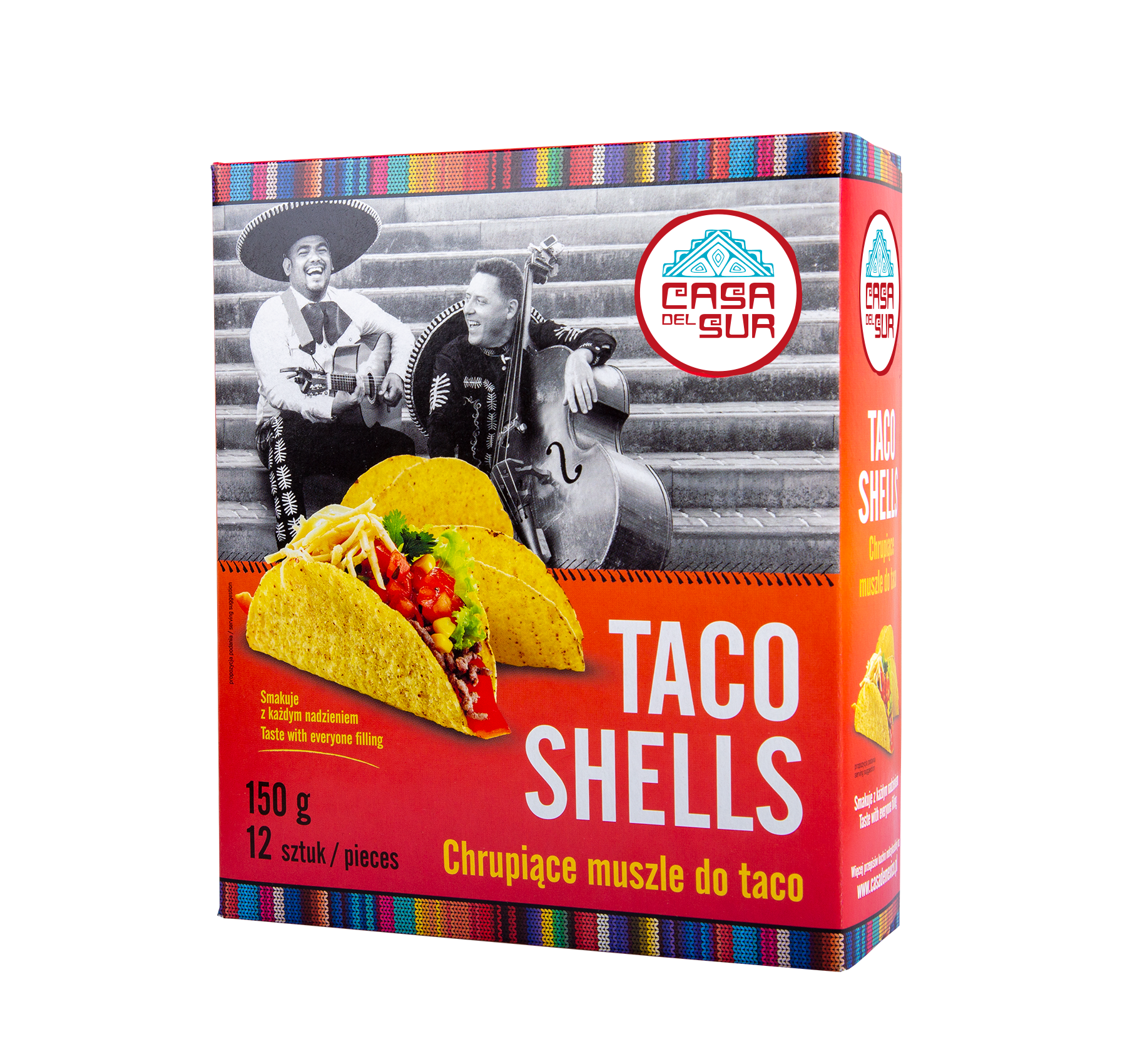 Chrupiąca muszle do taco (12 szt.)