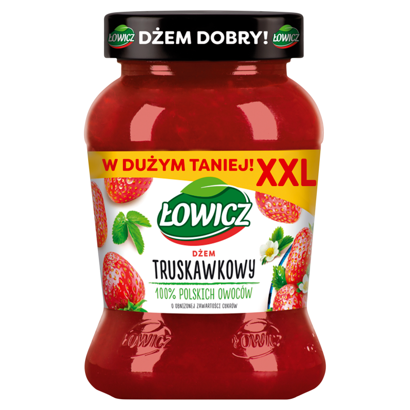 Dżem truskawkowy niskosłodzony