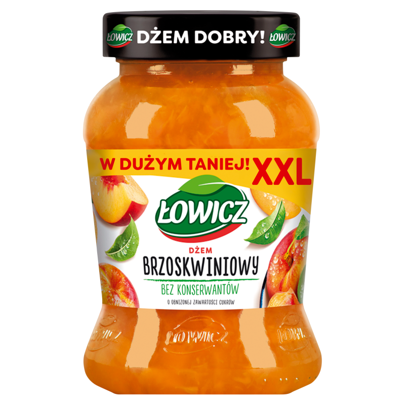 Dżem brzoskwiniowy niskosłodzony