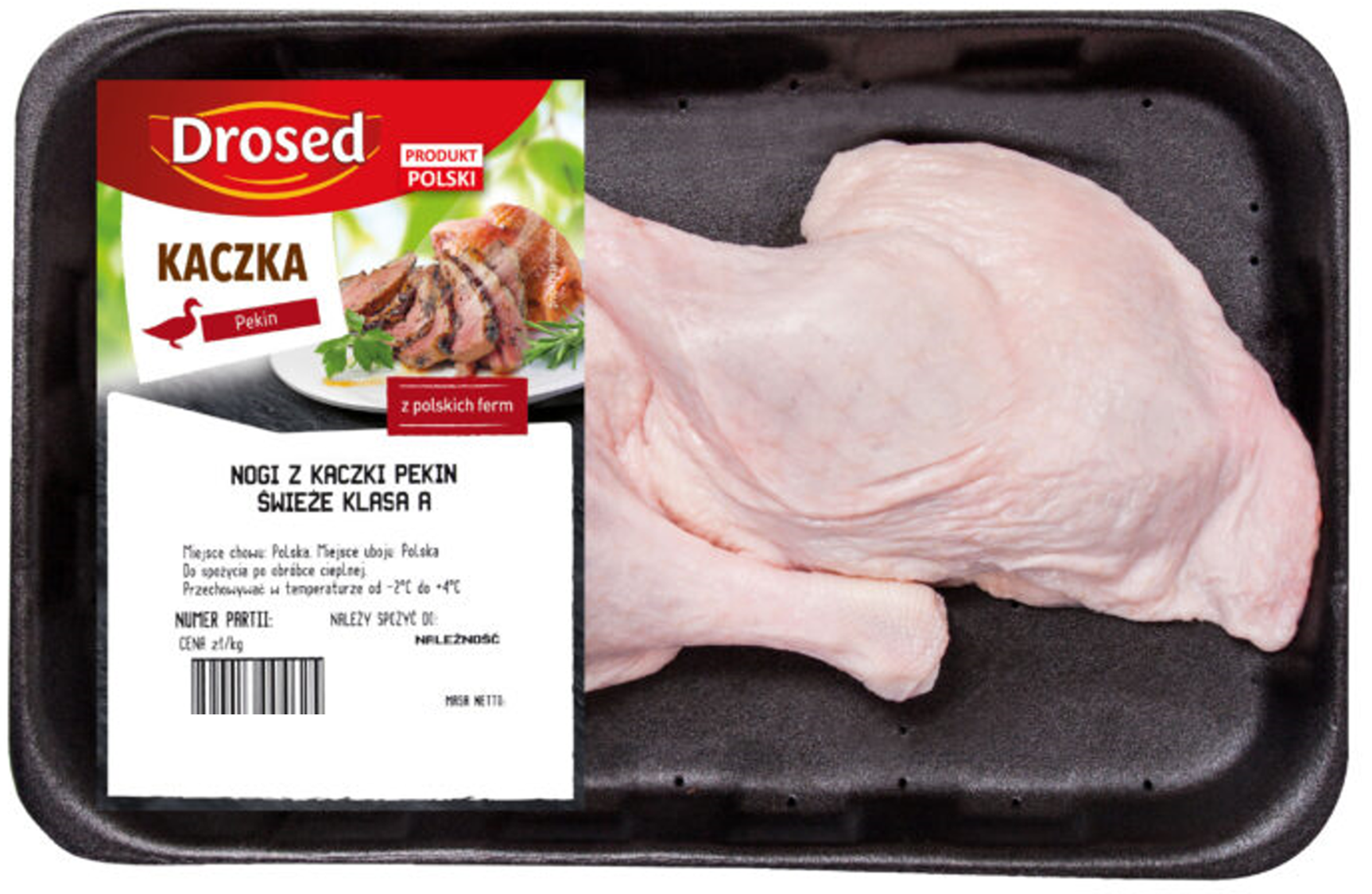 Noga z kaczki Pekin KLASA A świeża (400g-600g)