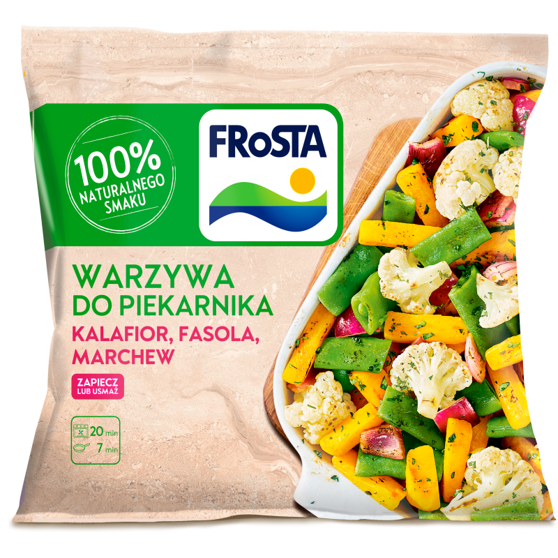 Warzywa do piekarnika kalafior fasola marchew