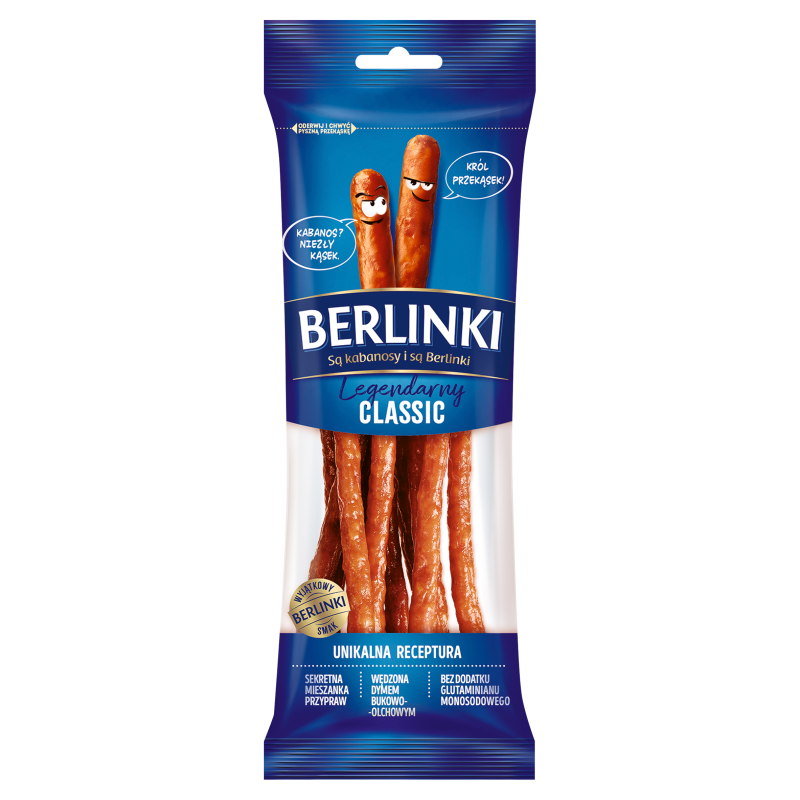 Kabanosy Berlinki Legendarny Classic