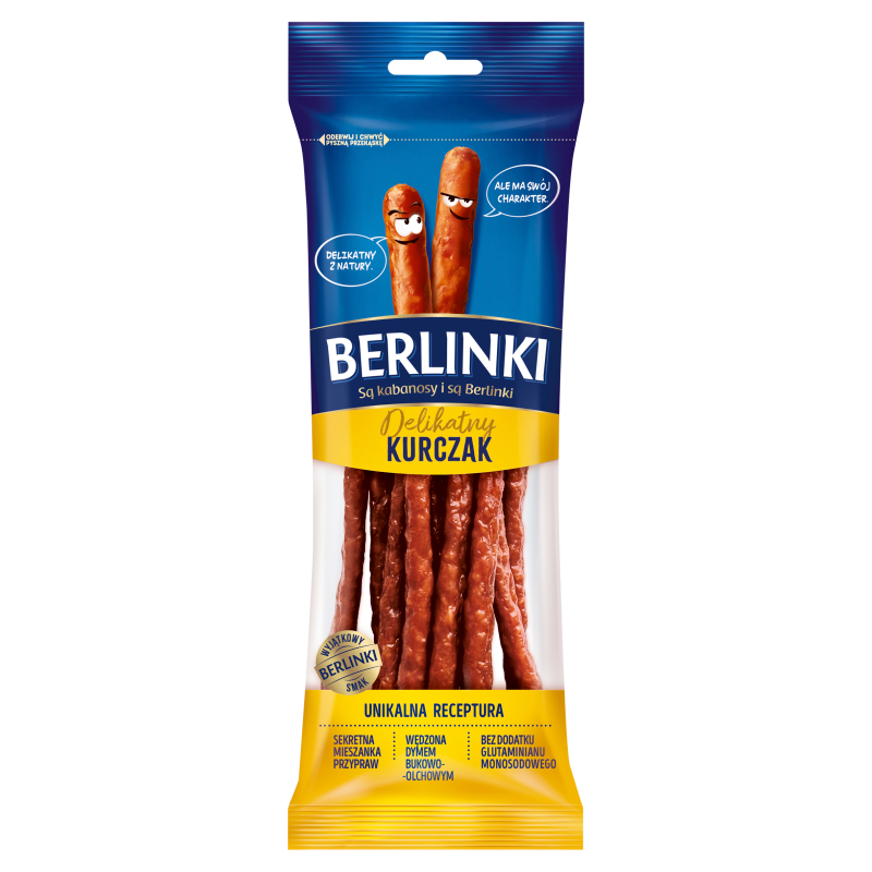 Kabanosy Berlinki Delikatny Kurczak