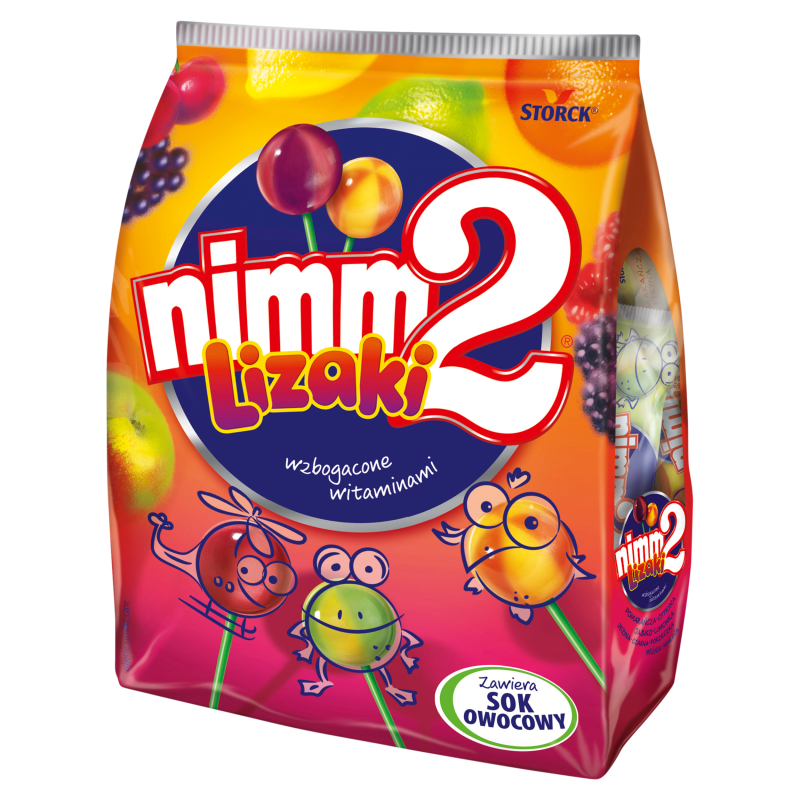 Lizaki z sokiem owocowym