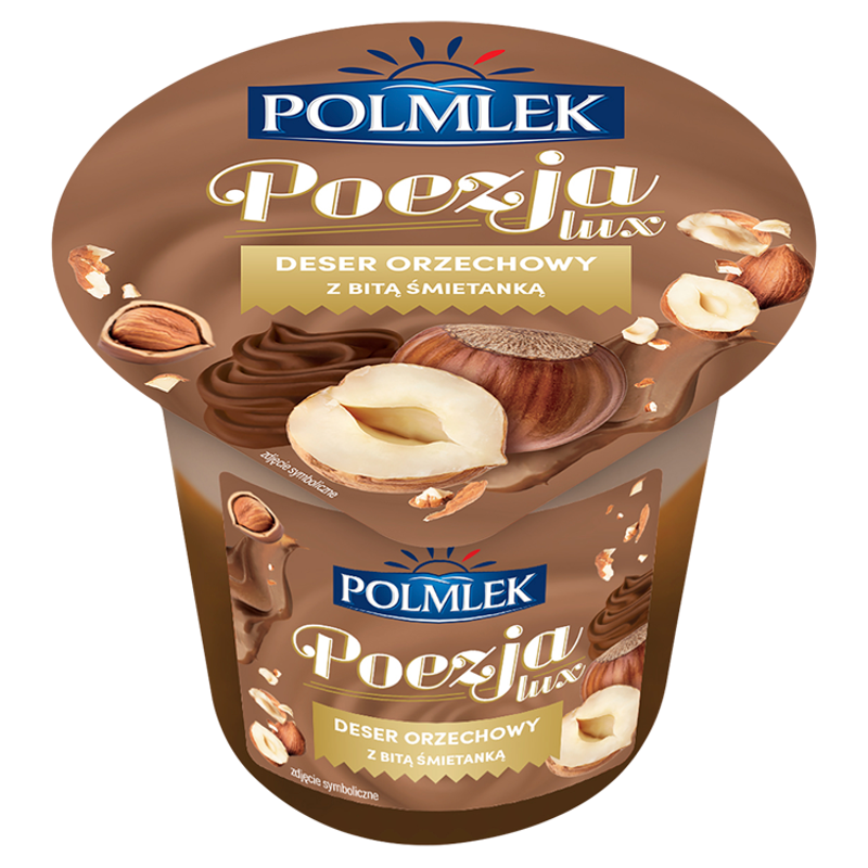 Poezja LUX Deser orzechowy z bitą śmietanką