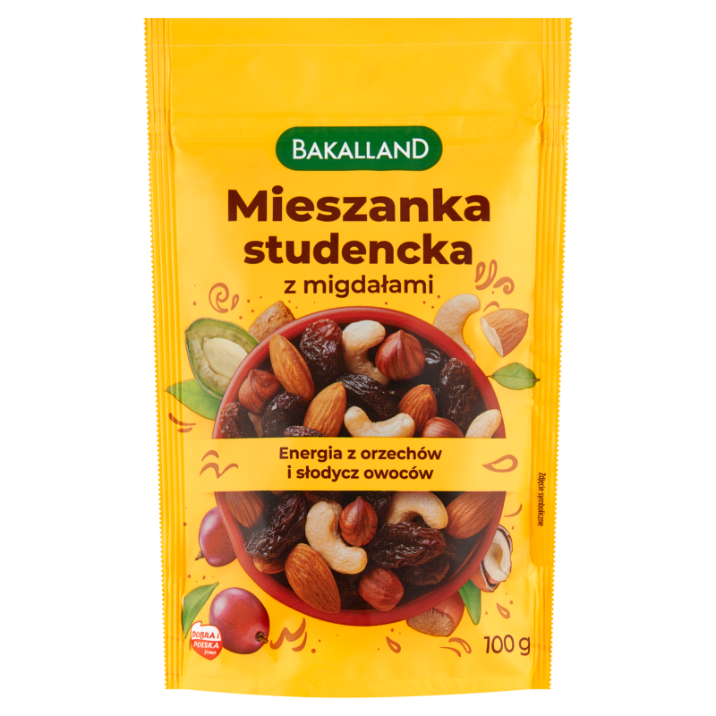 Mieszanka studencka z migdałami