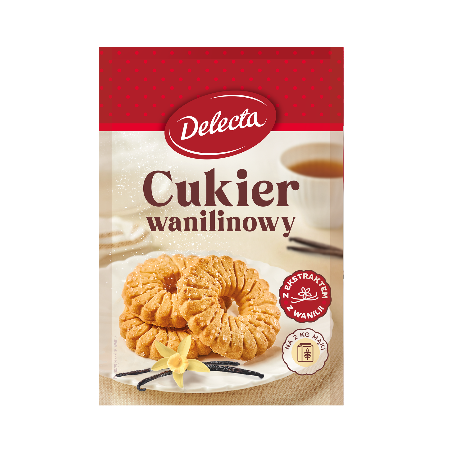 Cukier wanilinowy (na 2kg mąki)