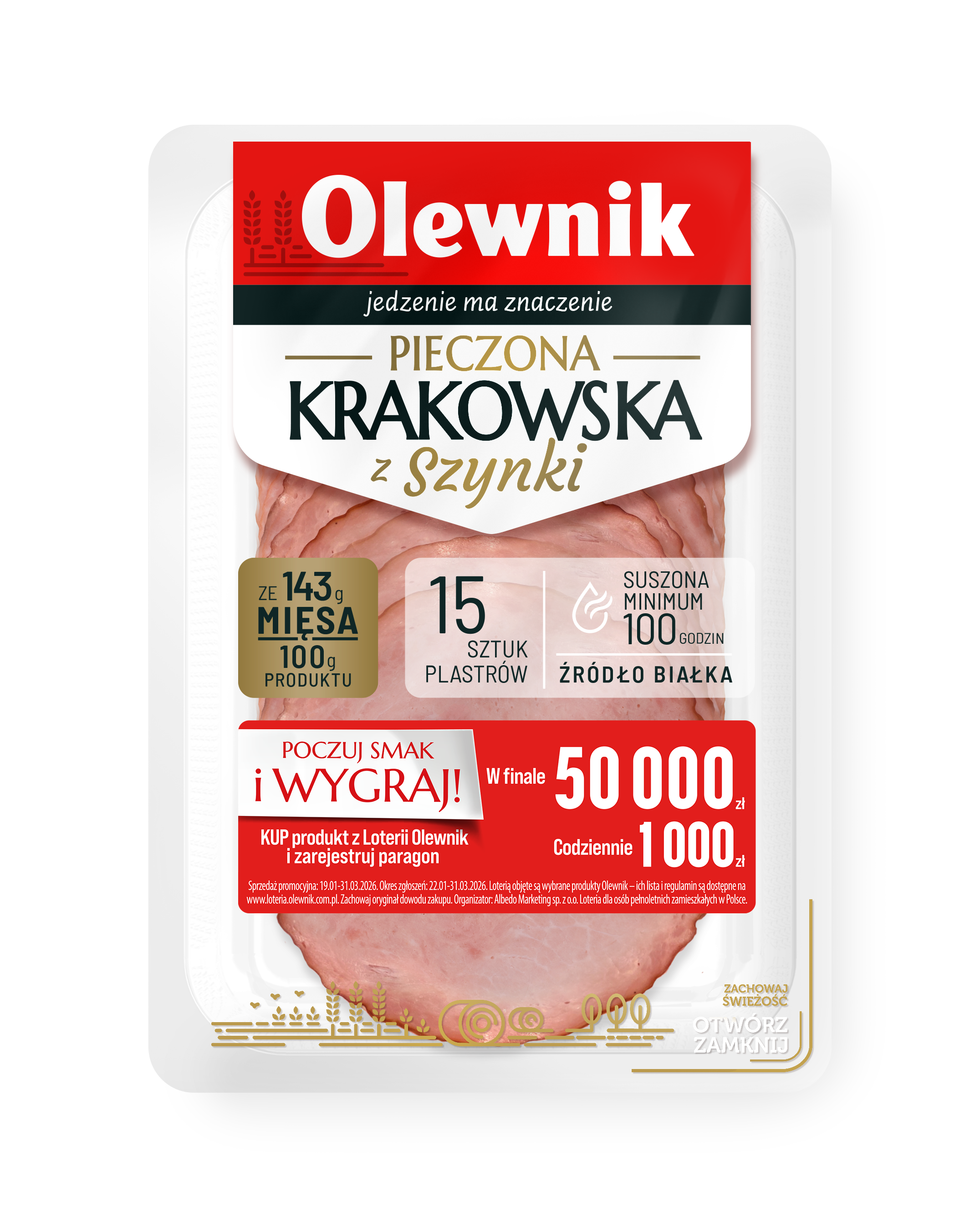 Kiełbasa krakowska sucha pieczona