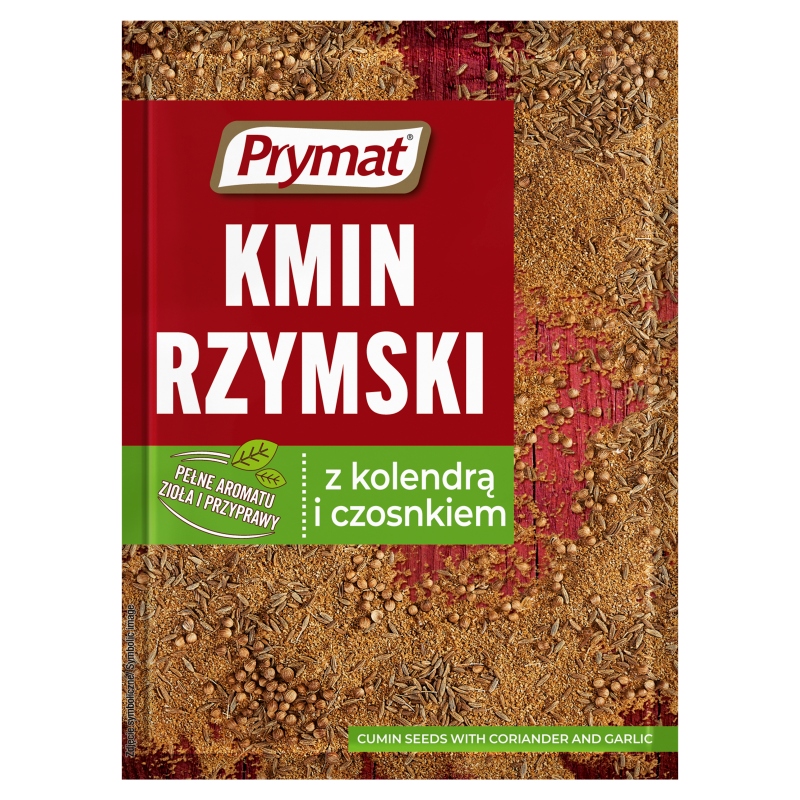 Kmin rzymski z kolendrą i czosnkiem