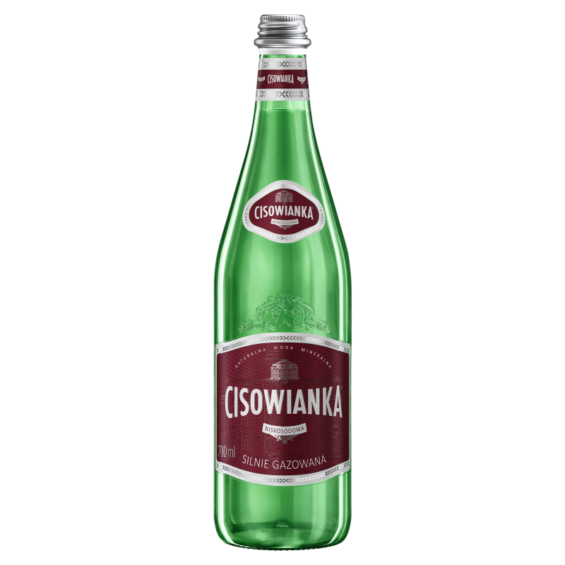Naturalna woda mineralna silnie gazowana (szkło)