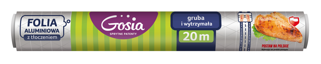 Folia aluminiowa z tłoczeniem rolka /290mm/20m