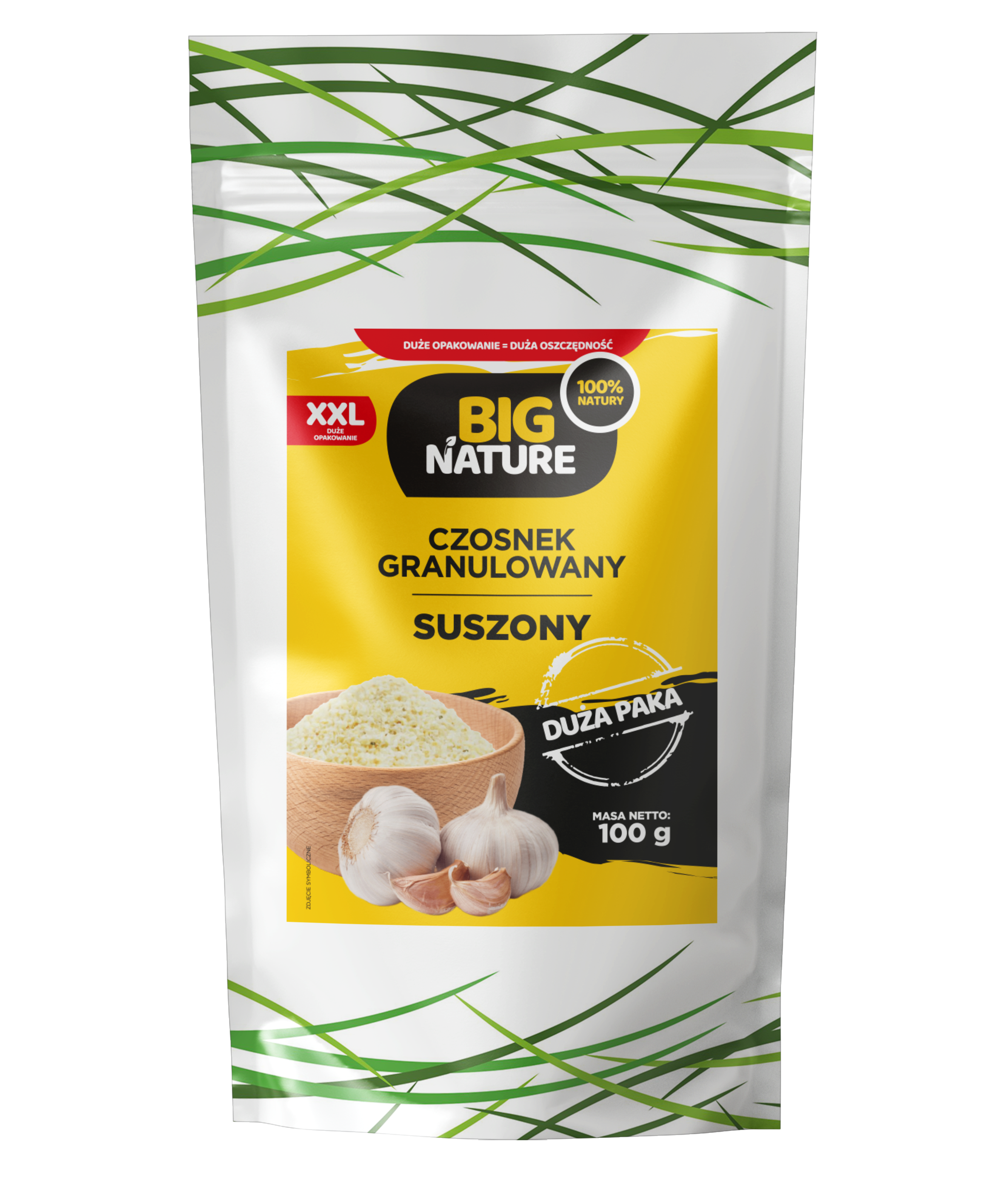 Czosnek granulowany suszony XXL