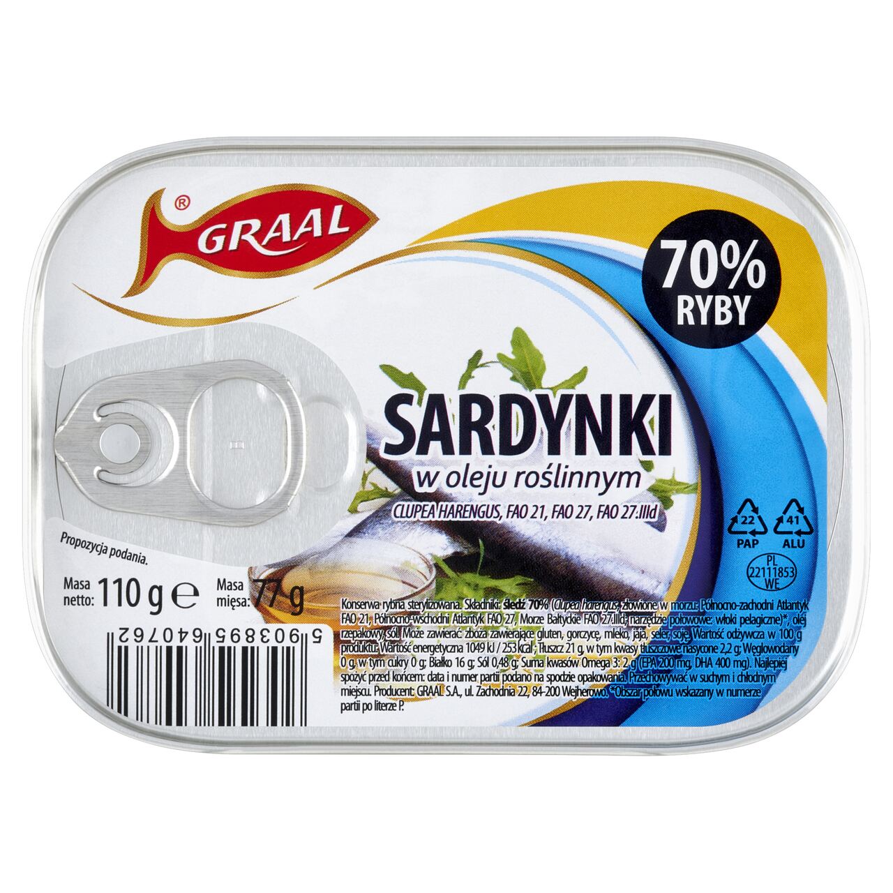 Sardynki w oleju roślinnym