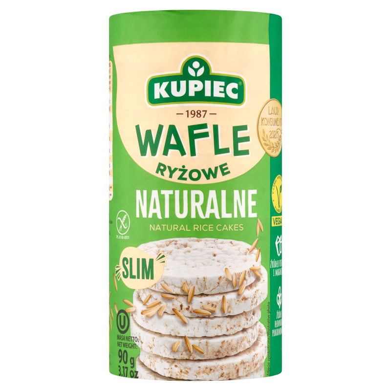 Wafle ryżowe tradycyjne Slim (bezglutenowe)