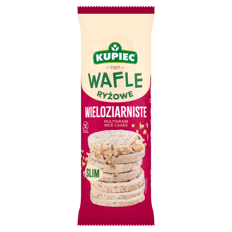Wafle ryżowe wieloziarniste (bezglutenowe)