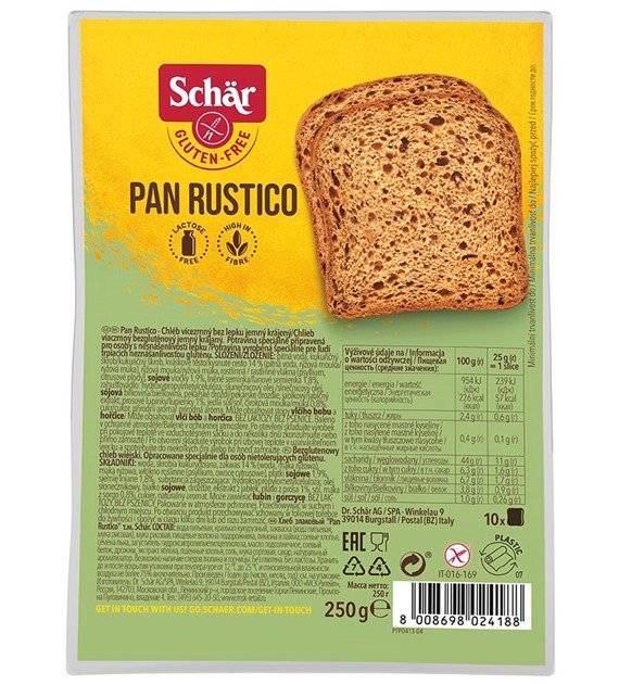 Pan rustico - chleb wiejski bezglutenowy