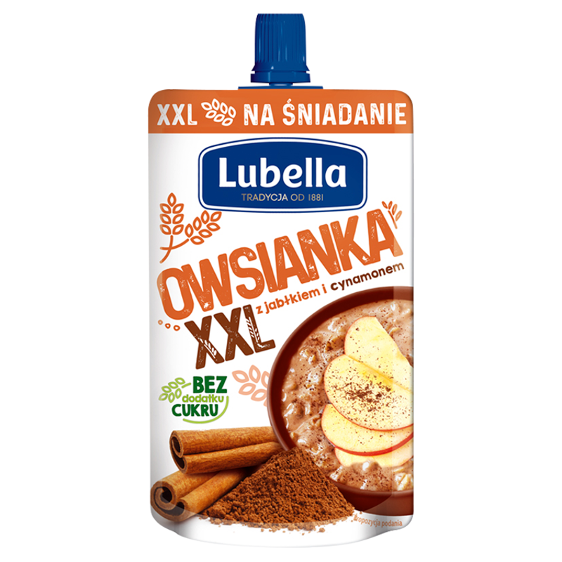 Owsianka XXL z jabłkiem i cynamonem