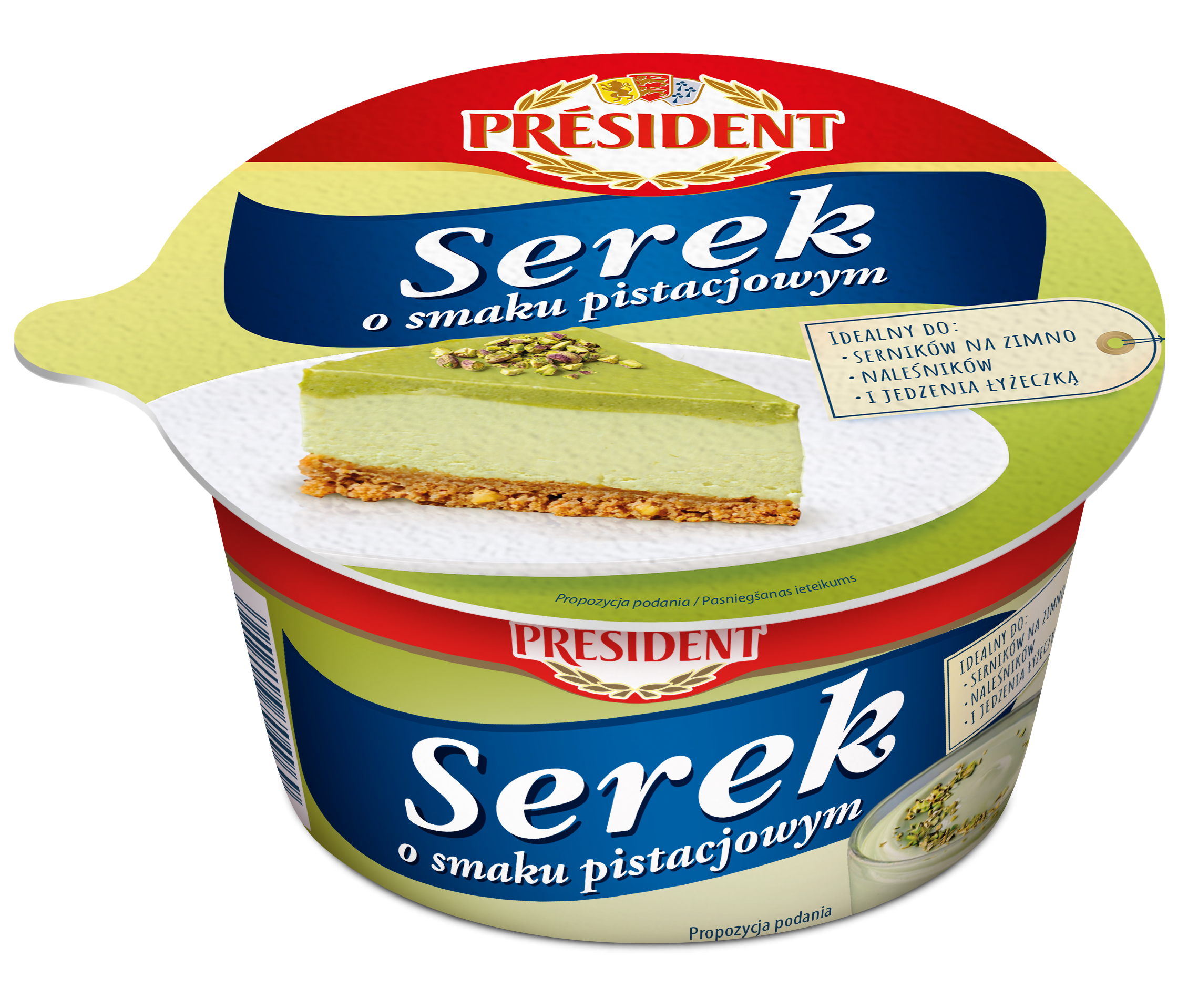 Serek o smaku pistacjowym