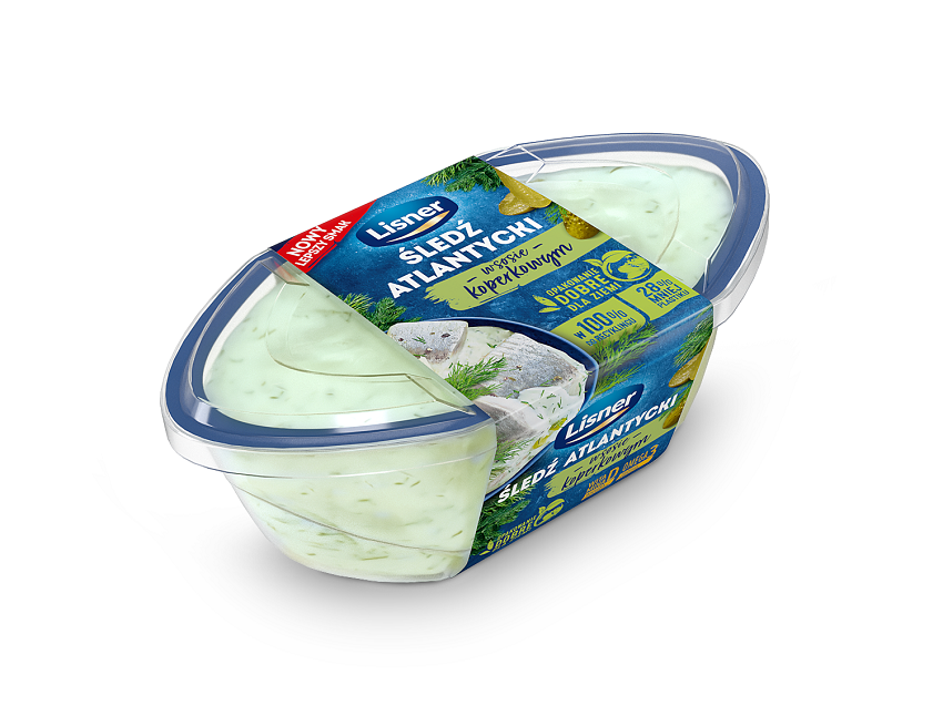 Filety śledziowe w sosie koperkowym