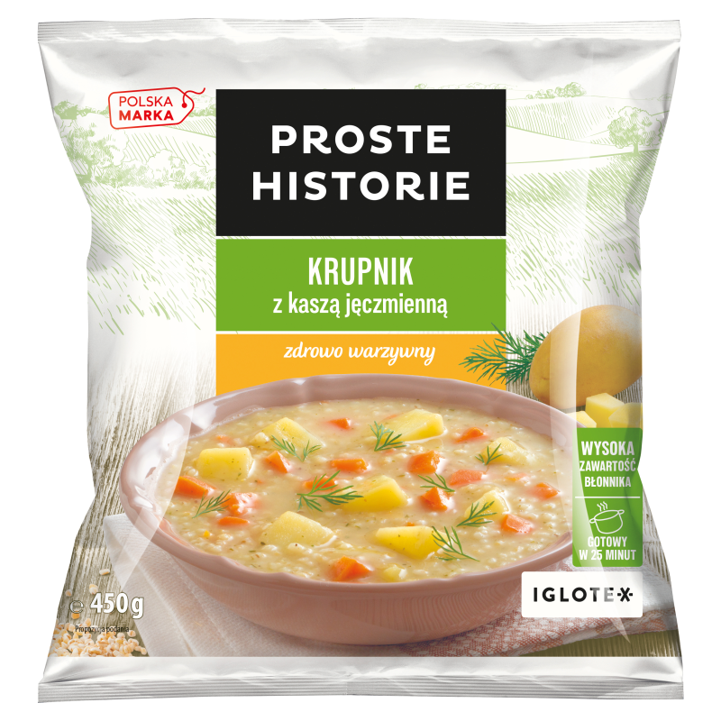 Zupa krupnik polski z kaszą jęczmienną