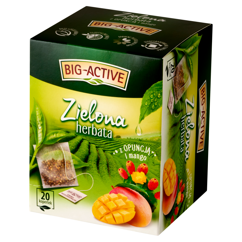 Herbata zielona z z opuncją i mango 20 torebek (w kopertach)