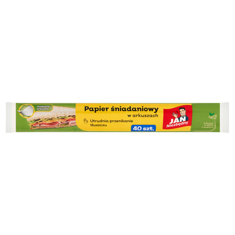 Papier śniadaniowy w arkuszach 40 szt.