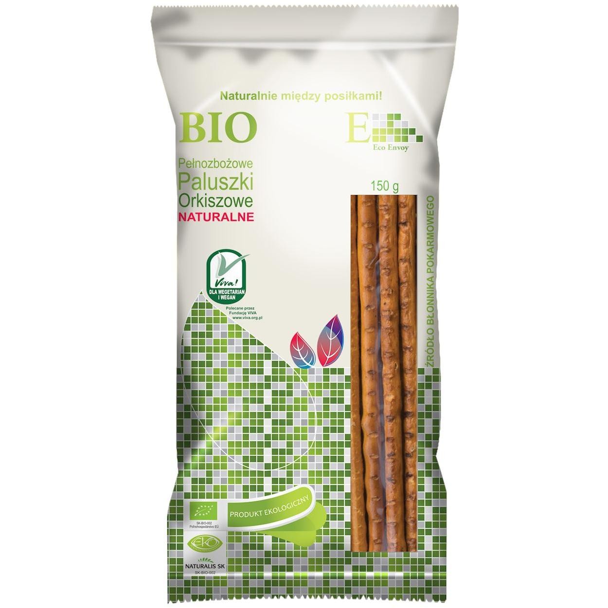 Paluszki orkiszowe pełnoziarniste naturalne BIO